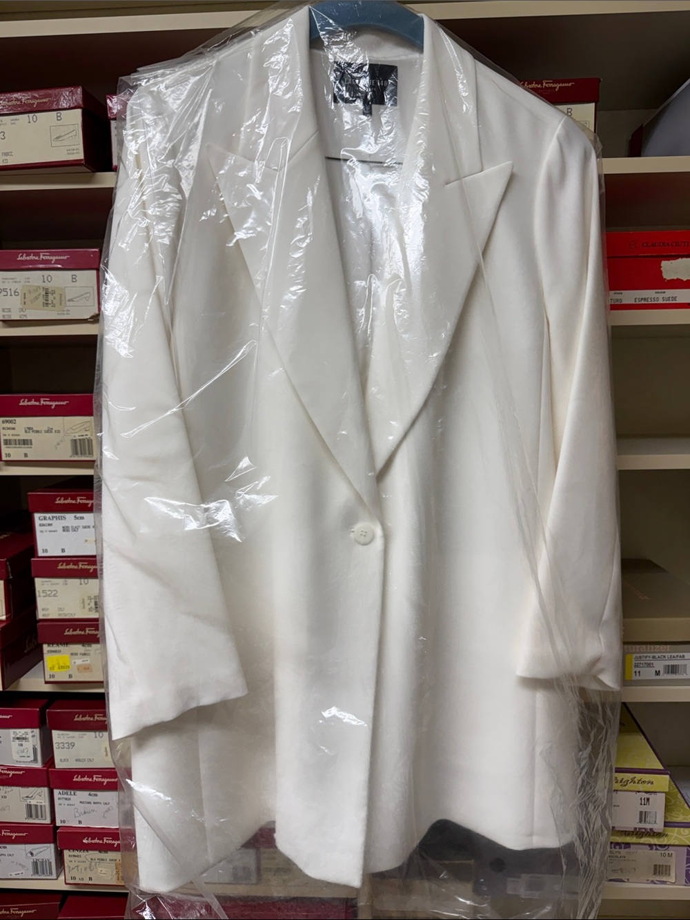 Lafayette 148 New York White Blazer